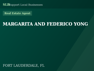 MARGARITA AND FEDERICO YONG — Real Estate Agent in FORT LAUDERDALE, FL