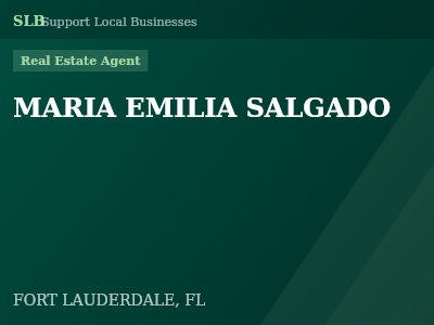 MARIA EMILIA SALGADO — Real Estate Agent in FORT LAUDERDALE, FL