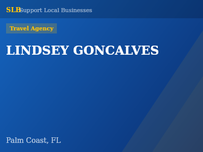 LINDSEY GONCALVES — Travel Agency in Palm Coast, FL