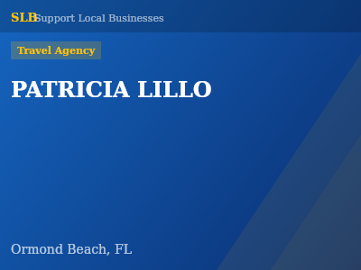 PATRICIA LILLO — Travel Agency in Ormond Beach, FL