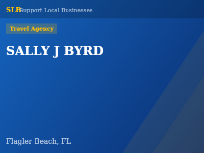 SALLY J BYRD — Travel Agency in Flagler Beach, FL