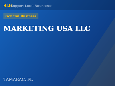 MARKETING USA LLC — General Business in TAMARAC, FL