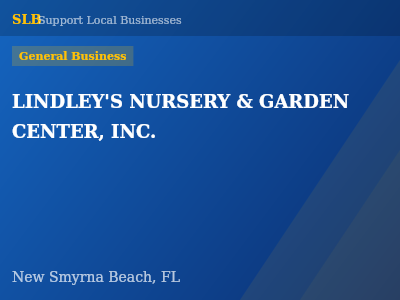 LINDLEY'S NURSERY & GARDEN CENTER, INC. — General Business in New Smyrna Beach, FL