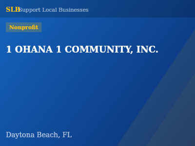 1 OHANA 1 COMMUNITY, INC. — Nonprofit in Daytona Beach, FL