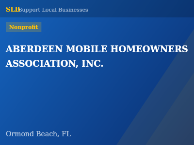 ABERDEEN MOBILE HOMEOWNERS ASSOCIATION, INC. — Nonprofit in Ormond Beach, FL