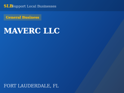 MAVERC LLC — General Business in FORT LAUDERDALE, FL