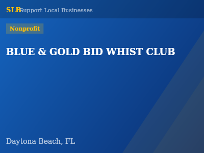BLUE & GOLD BID WHIST CLUB — Nonprofit in Daytona Beach, FL
