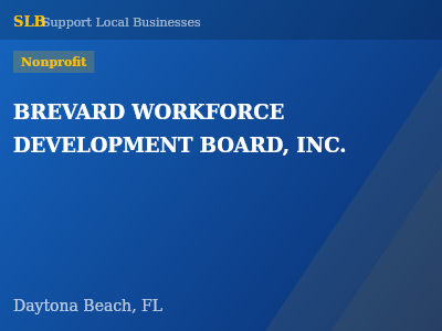 BREVARD WORKFORCE DEVELOPMENT BOARD, INC. — Nonprofit in Daytona Beach, FL