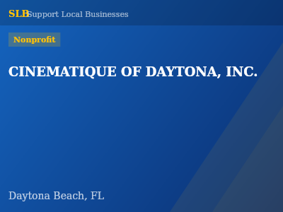 CINEMATIQUE OF DAYTONA, INC. — Nonprofit in Daytona Beach, FL