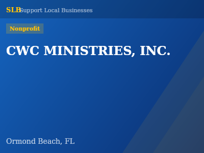 CWC MINISTRIES, INC. — Nonprofit in Ormond Beach, FL