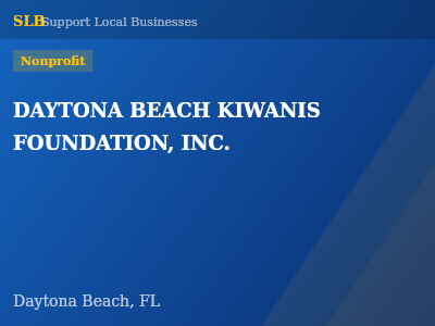 DAYTONA BEACH KIWANIS FOUNDATION, INC. — Nonprofit in Daytona Beach, FL