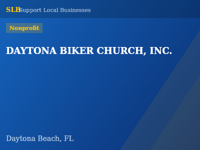 DAYTONA BIKER CHURCH, INC. — Nonprofit in Daytona Beach, FL
