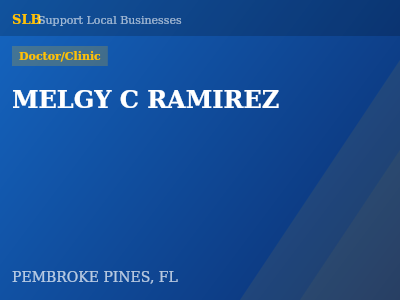 MELGY C RAMIREZ — Doctor/Clinic in PEMBROKE PINES, FL
