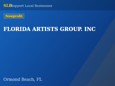 FLORIDA ARTISTS GROUP. INC — Nonprofit in Ormond Beach, FL