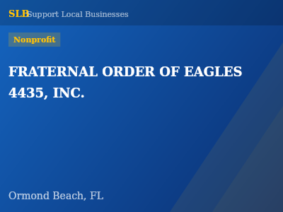 FRATERNAL ORDER OF EAGLES 4435, INC. — Nonprofit in Ormond Beach, FL