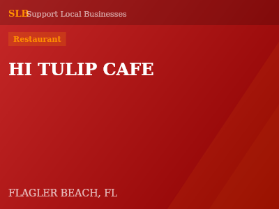 HI TULIP CAFE — Restaurant in FLAGLER BEACH, FL