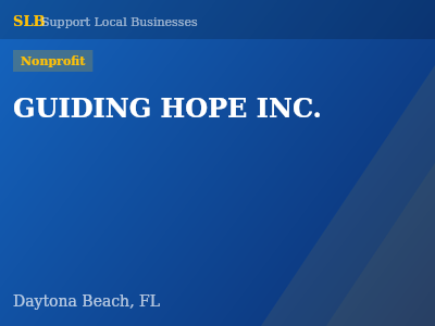 GUIDING HOPE INC. — Nonprofit in Daytona Beach, FL