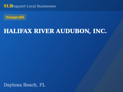 HALIFAX RIVER AUDUBON, INC. — Nonprofit in Daytona Beach, FL
