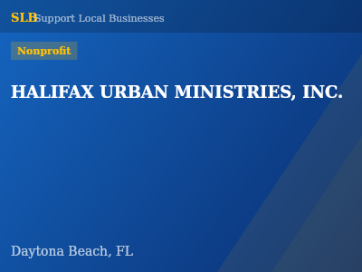 HALIFAX URBAN MINISTRIES, INC. — Nonprofit in Daytona Beach, FL