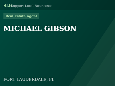 MICHAEL GIBSON — Real Estate Agent in FORT LAUDERDALE, FL