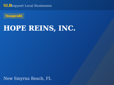 HOPE REINS, INC. — Nonprofit in New Smyrna Beach, FL