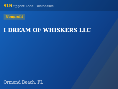 I DREAM OF WHISKERS LLC — Nonprofit in Ormond Beach, FL