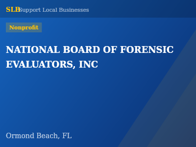 NATIONAL BOARD OF FORENSIC EVALUATORS, INC — Nonprofit in Ormond Beach, FL