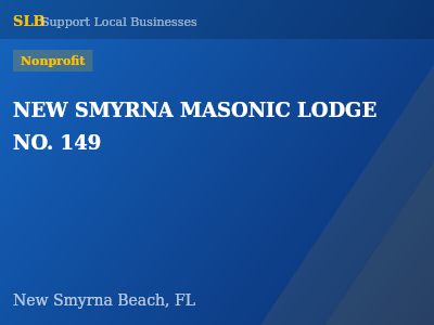 NEW SMYRNA MASONIC LODGE NO. 149 — Nonprofit in New Smyrna Beach, FL