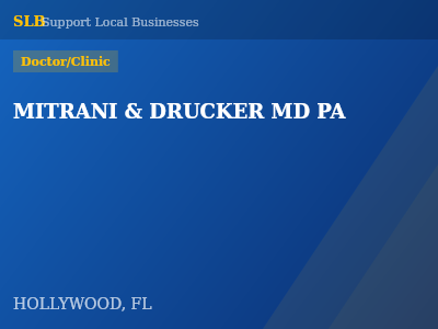 MITRANI & DRUCKER MD PA — Doctor/Clinic in HOLLYWOOD, FL
