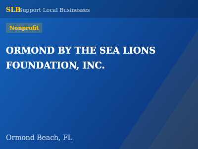 ORMOND BY THE SEA LIONS FOUNDATION, INC. — Nonprofit in Ormond Beach, FL