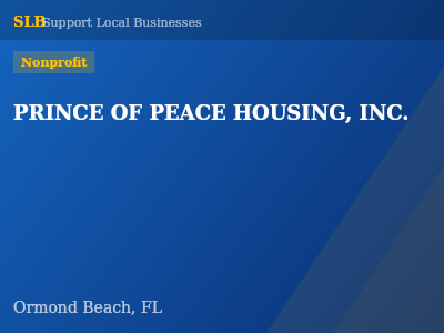 PRINCE OF PEACE HOUSING, INC. — Nonprofit in Ormond Beach, FL