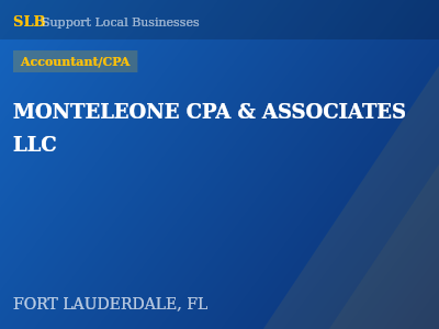 MONTELEONE CPA & ASSOCIATES LLC — Accountant/CPA in FORT LAUDERDALE, FL