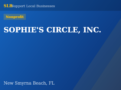 SOPHIE'S CIRCLE, INC. — Nonprofit in New Smyrna Beach, FL