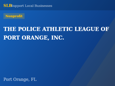THE POLICE ATHLETIC LEAGUE OF PORT ORANGE, INC. — Nonprofit in Port Orange, FL