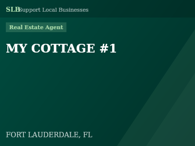 MY COTTAGE #1 — Real Estate Agent in FORT LAUDERDALE, FL