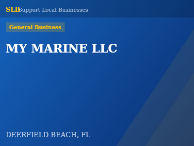 MY MARINE LLC — General Business in DEERFIELD BEACH, FL