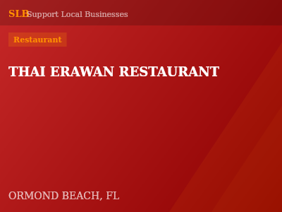 THAI ERAWAN RESTAURANT — Restaurant in ORMOND BEACH, FL