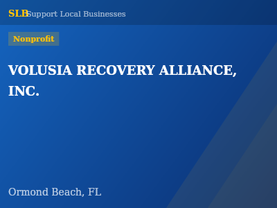 VOLUSIA RECOVERY ALLIANCE, INC. — Nonprofit in Ormond Beach, FL
