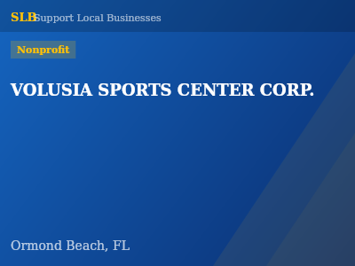 VOLUSIA SPORTS CENTER CORP. — Nonprofit in Ormond Beach, FL