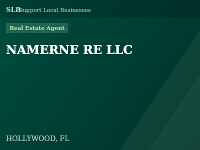 NAMERNE RE LLC — Real Estate Agent in HOLLYWOOD, FL