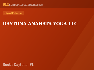DAYTONA ANAHATA YOGA LLC — Gym/Fitness in South Daytona, FL