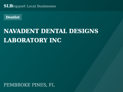 NAVADENT DENTAL DESIGNS LABORATORY INC — Dentist in PEMBROKE PINES, FL