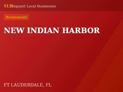 NEW INDIAN HARBOR — Restaurant in FT LAUDERDALE, FL