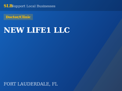 NEW LIFE1 LLC — Doctor/Clinic in FORT LAUDERDALE, FL