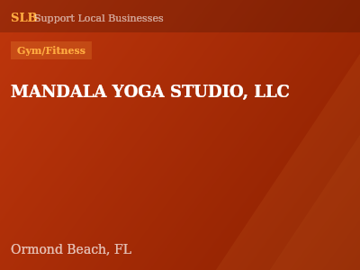 MANDALA YOGA STUDIO, LLC — Gym/Fitness in Ormond Beach, FL
