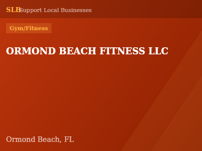 ORMOND BEACH FITNESS LLC — Gym/Fitness in Ormond Beach, FL