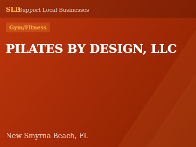 PILATES BY DESIGN, LLC — Gym/Fitness in New Smyrna Beach, FL