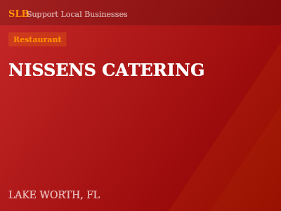 NISSENS CATERING — Restaurant in LAKE WORTH, FL