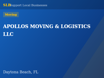 APOLLOS MOVING & LOGISTICS LLC — Moving in Daytona Beach, FL