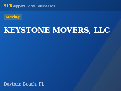 KEYSTONE MOVERS, LLC — Moving in Daytona Beach, FL